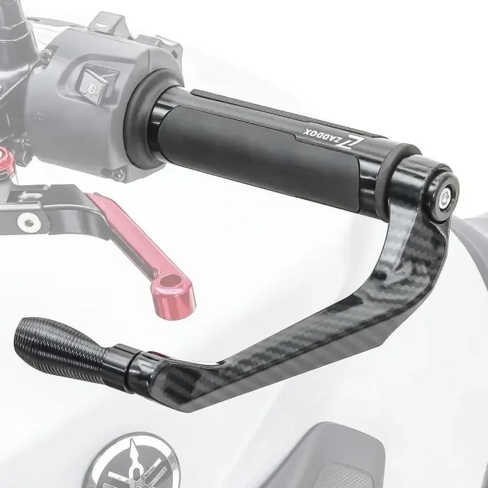 Handlebar Grips Set compatible with Aprilia RSV4 RF / RR / Factory with Lever Guard Zaddox black S-T1