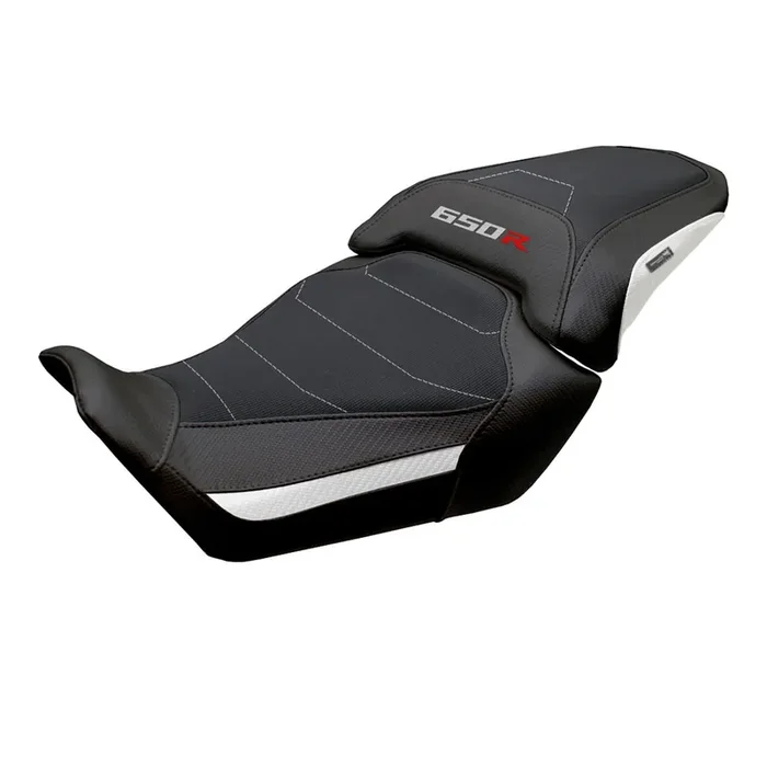 Honda CBR650R 2024-2025 Seat Cover Tappezzeria Comfort White Black