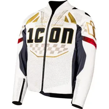 ICON Contra3™ Rizz Rizz Jacket – White – Large 2810-4302