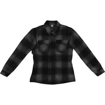 ICON Fallblock CX Flannel™ Jacket – Black – Medium 2820-6969