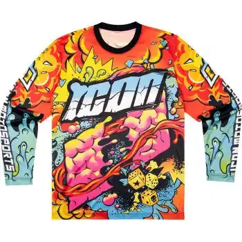 ICON Scatterbrain Jersey – Black – 3XL 2824-0115