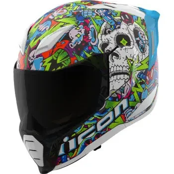 ICON Ultraflite Helmet – Doodle 3 – MIPS® – Blue – 3XL 0101-18067