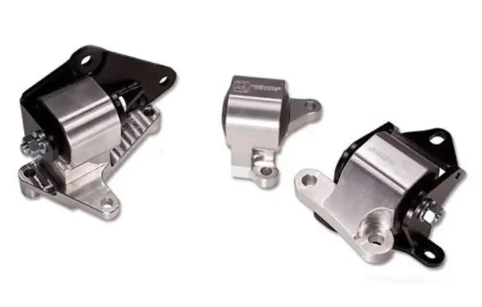 Innovative 96-00 Civic H-Series Black Aluminum Mounts Solid Bushings