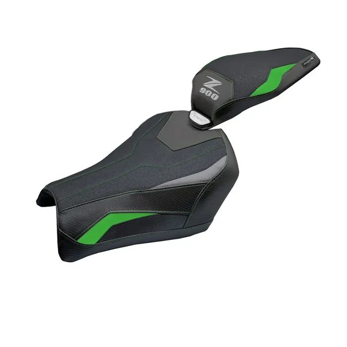 Kawasaki Z900 2025 Seat Cover Tappezzeria Ultragrip Green Grey Black