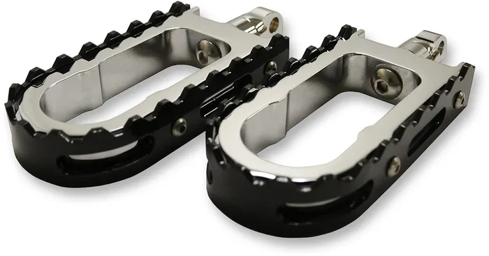 LA CHOPPERS BMX Footpegs – Chrome/Black LA-7205-01