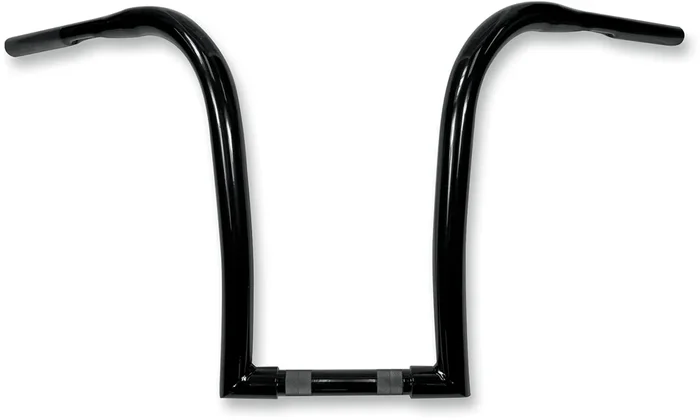 LA CHOPPERS Handlebar – Ape Hanger – 1-1/4″ Diameter – 14″ Rise – Black LA-7341-14B