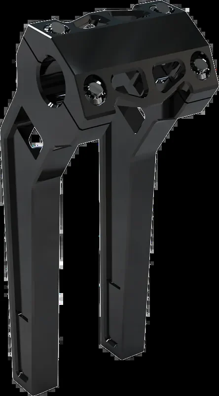 LA CHOPPERS Risers – Pullback – 10″ x 1-1/4″ – Black Anodized LA-7481-10B