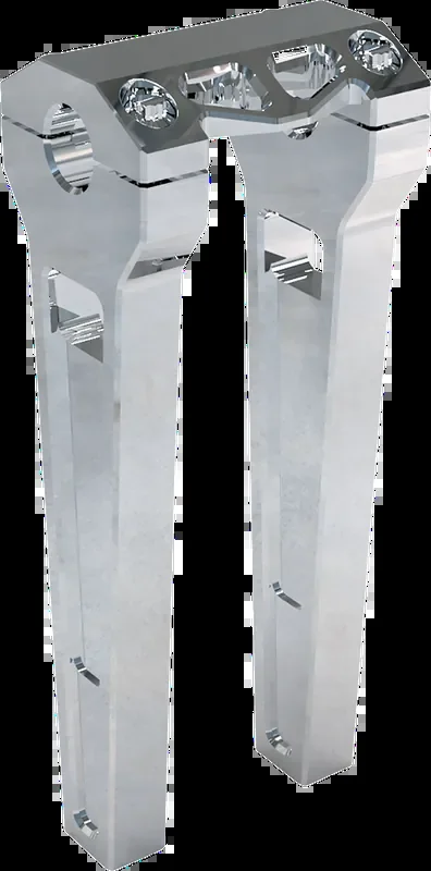 LA CHOPPERS Risers – Straight – 10″- Raw LA-7470-10R