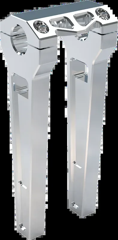 LA CHOPPERS Risers – Straight – 10″ x 1-1/4″ – Raw LA-7480-10R