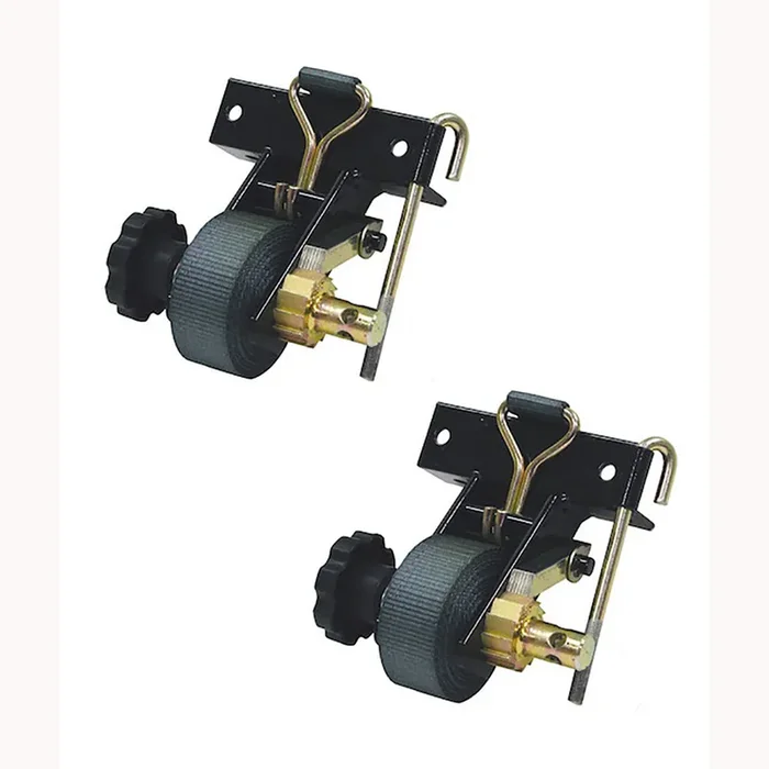Ladder Rack Ratchet Tie-Down Straps (Pair) Square Mount