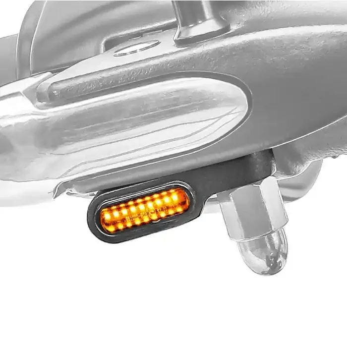 LED Handlebar indicators compatible with Ducati Diavel / 1260 / S Lumitecs XS tinted