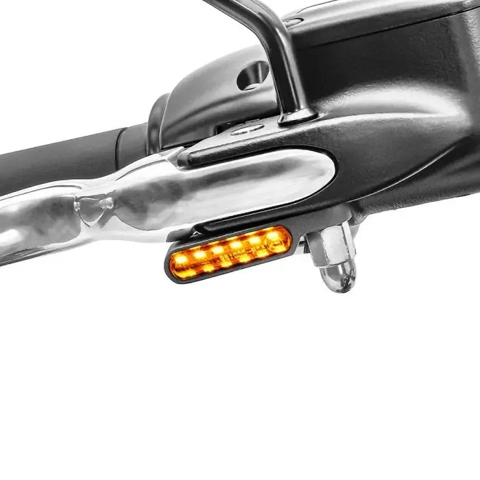 LED Handlebar indicators compatible with Kawasaki Z 900 / RS / Cafe Lumitecs M2 tinted