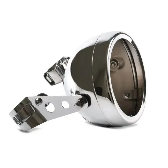 LED Headlight housing MG 7″ compatible with Moto Guzzi V7 / Classic chrome Craftride