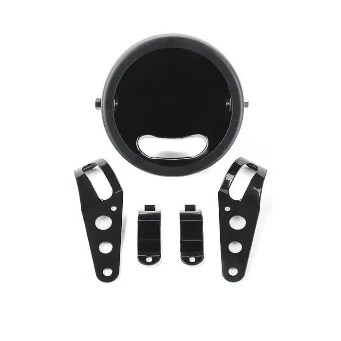 LED Headlight housing SG 5 3/4″ compatible with Kawasaki VN 1600 Mean Streak black Craftride