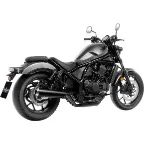 LEOVINCE Classic Slip-On Muffler – Black CMX Rebel 1100 2021-2024 15009FBU