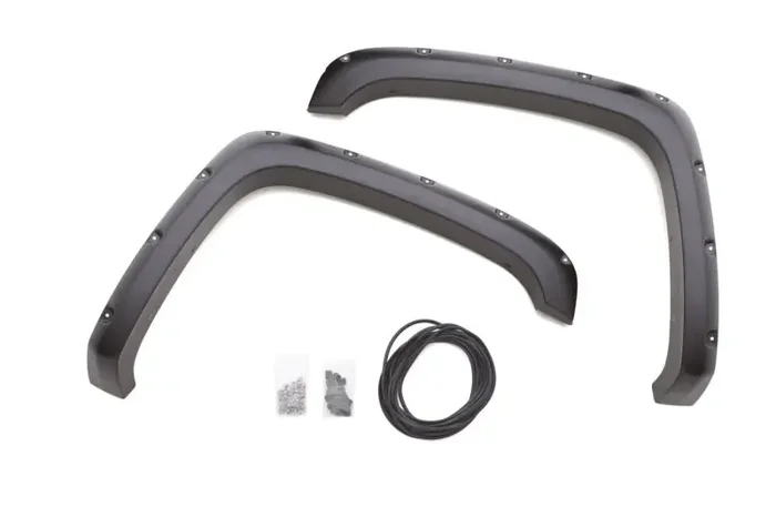 Lund 07-13 GMC Sierra 1500 RX-Rivet Style Smooth Elite Series Fender Flares – Black (2 Pc.)