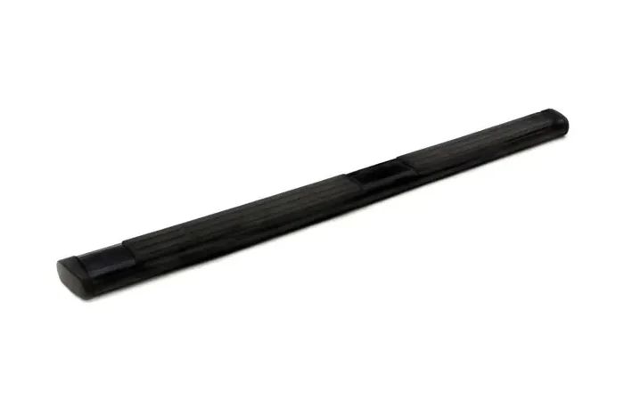 Lund 07-17 Chevy Silverado 1500 Crew Cab 6in. Oval Straight Black Nerf Bars – Black