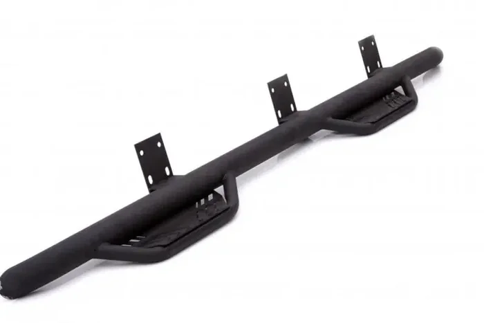 Lund 07-17 Toyota Tundra Double Cab Terrain HX Step Nerf Bars – Black