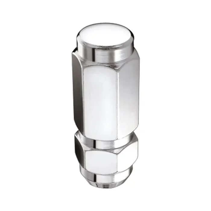 McGard Hex Lug Nut (Cone Seat / Duplex) 9/16-18 / 7/8 Hex / 2.5in. Length (Box of 100) – Chrome