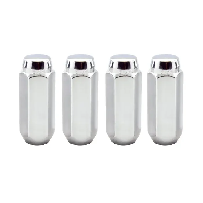 McGard Hex Lug Nut (Cone Seat / Duplex) M14X2.0 / 13/16 Hex / 2.25in. Length (4-Pack) – Chrome