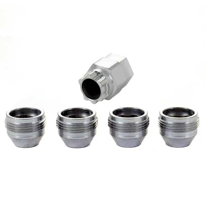McGard Wheel Lock Nut Set – 4pk. (Under Hub Cap / Cone Seat) M12X1.5 / 19mm & 21mm Hex / .775in. L