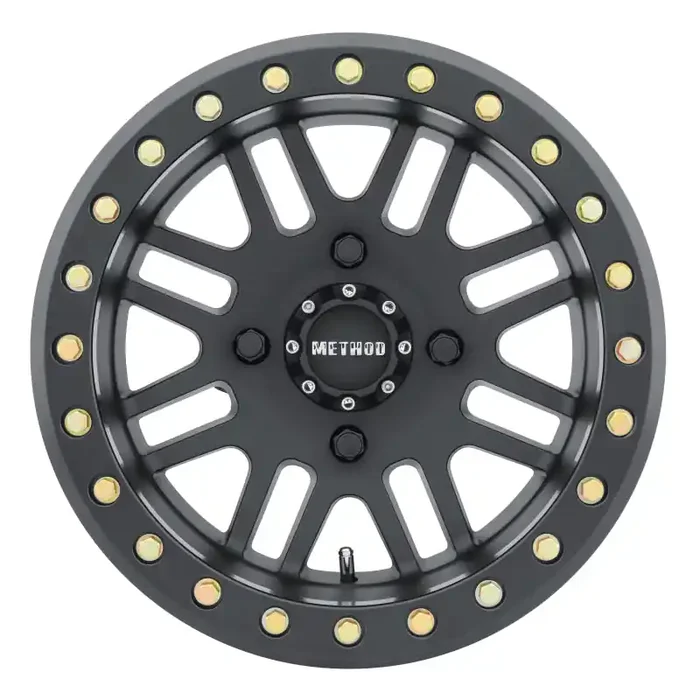 Method MR406 UTV Beadlock 14×8 / 4+4/-2mm Offset / 4×156 / 132mm CB Matte Black Wheel