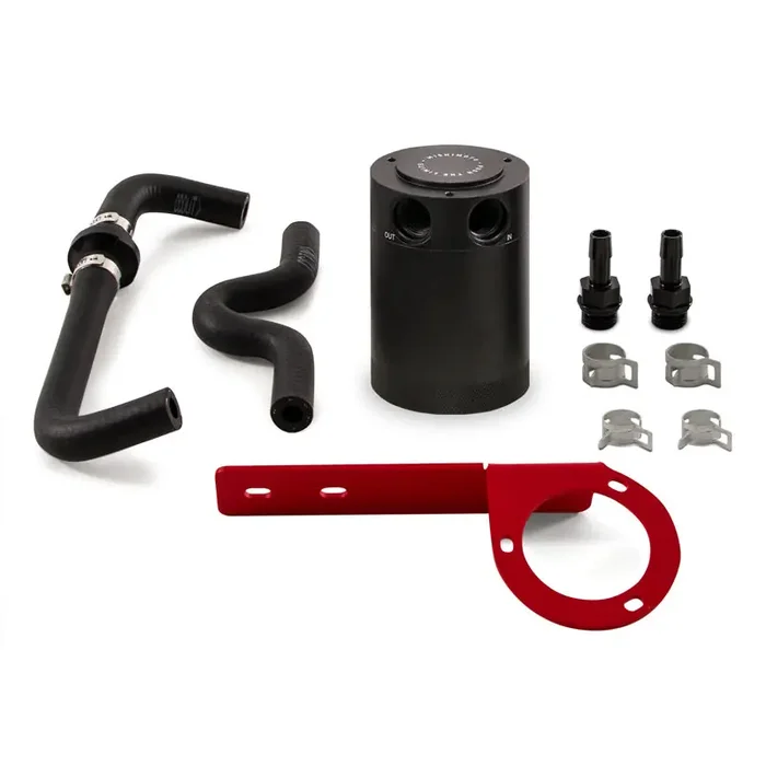 Mishimoto 2017+ Honda Civic Type R Baffled Oil Catch Can Kit – Red