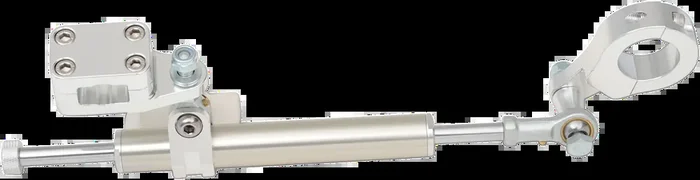 MOOSE RACING 11-Way Steering Stabilizer – Rebuildable – Silver BTS-ERB54-S