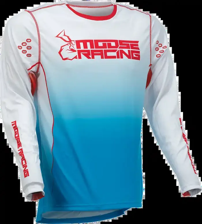 MOOSE RACING Agroid Jersey – Red/White/Blue – Large 2910-6990