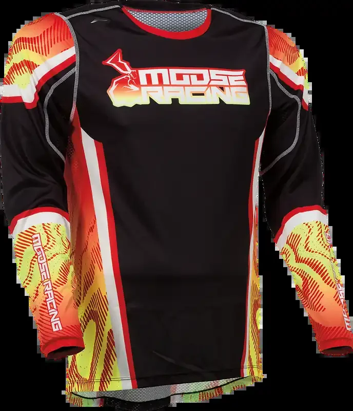 MOOSE RACING Agroid Jersey – Red/Yellow/Black – XL 2910-7393