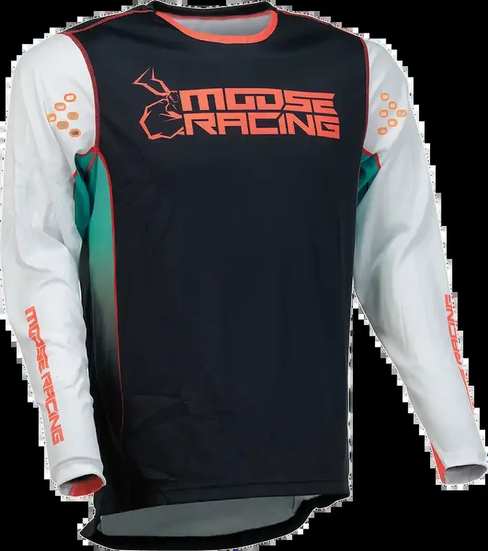 MOOSE RACING Agroid Jersey – Teal/Black – Medium 2910-6995