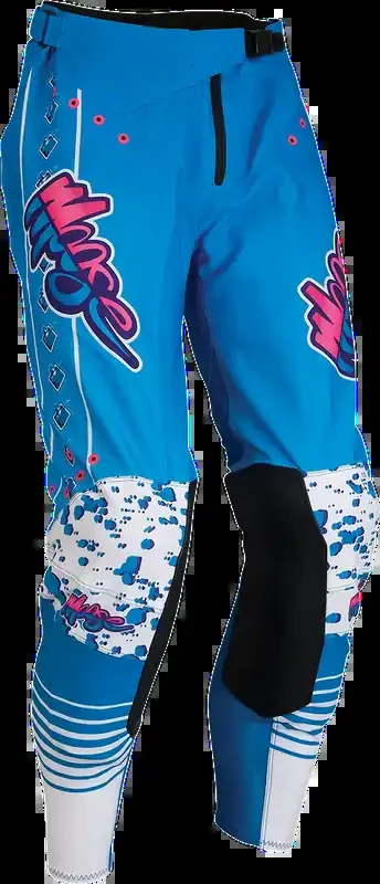 MOOSE RACING Agroid Pants – Blue/Pink/White – 28 2901-9240
