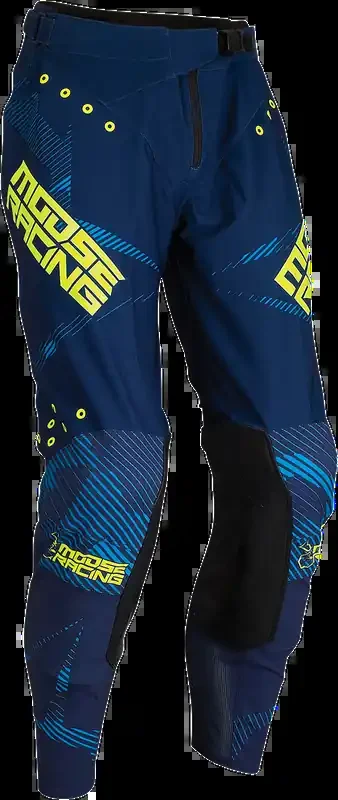 MOOSE RACING Agroid Pants – Navy/Hi-Vis – 32 2901-9250