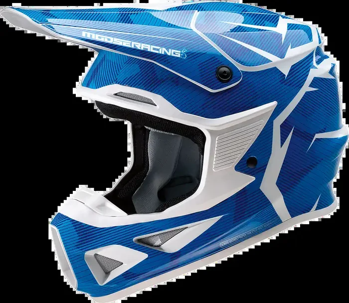 MOOSE RACING F.I. Helmet – Agroid Camo – MIPS® – Blue/White – Medium 0110-7768
