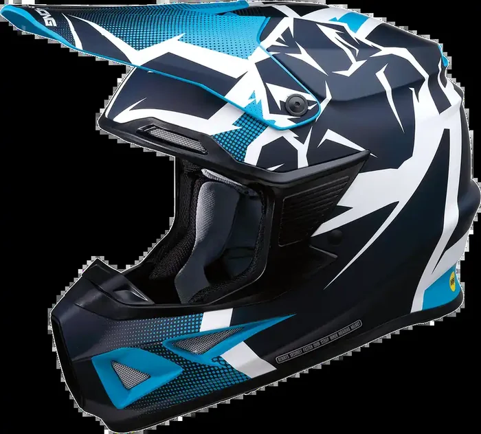 MOOSE RACING F.I. Helmet – Agroid™ – MIPS® – Navy/Light Blue – XL 0110-6709