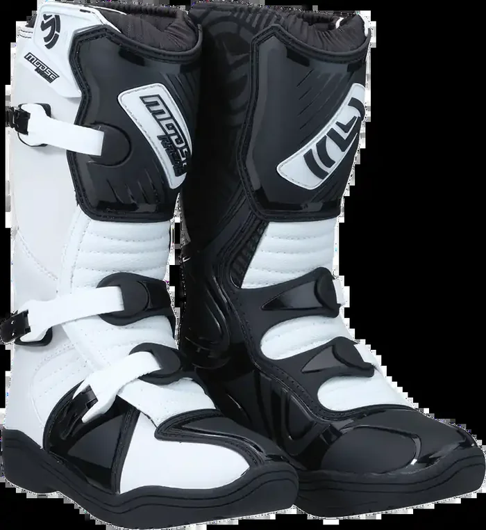 MOOSE RACING M1.3 Boots – Black/White – Size 13 3411-0472
