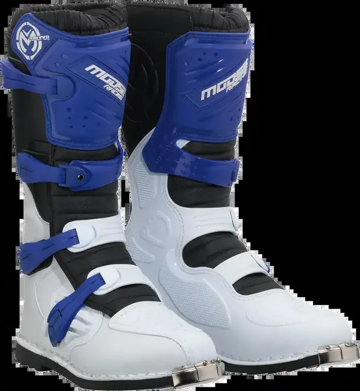 MOOSE RACING Qualifier Boots – Blue – Size 10 3410-2611