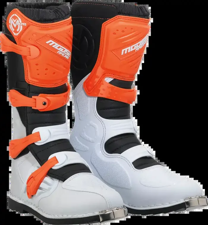 MOOSE RACING Qualifier Boots – Orange – Size 14 3410-2624