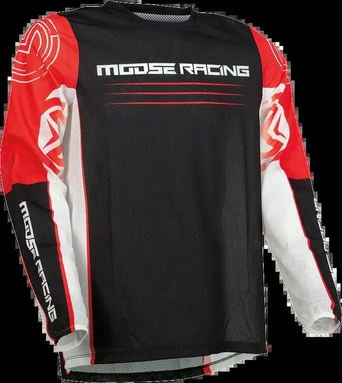 MOOSE RACING Sahara Jersey – Red/Black – Small 2910-6852