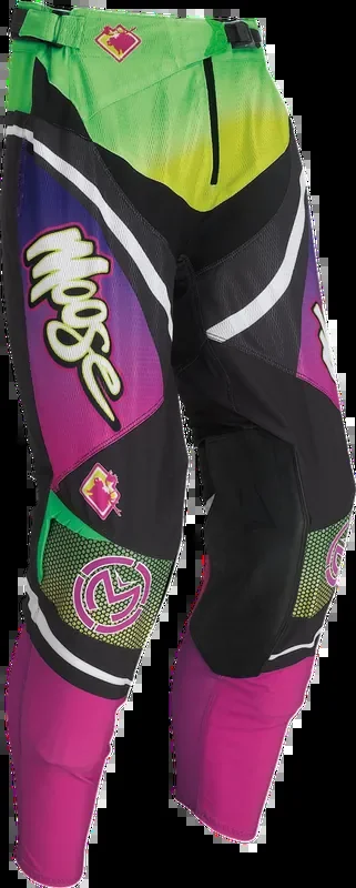 MOOSE RACING Sahara Pants – Purple/Green – 28 2901-10410