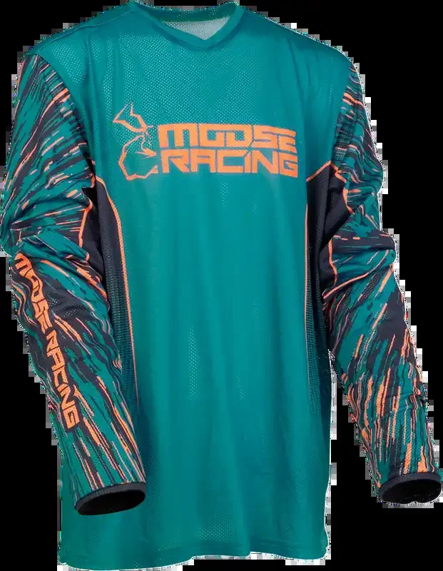 MOOSE RACING Youth Agroid Jersey – Blue/Orange – XS 2912-2329
