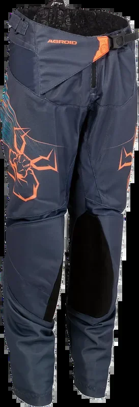 MOOSE RACING Youth Agroid Pants – Blue/Orange – 26 2903-2341