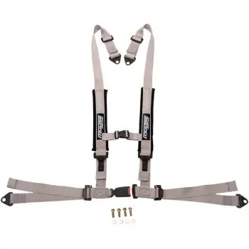 MOOSE UTILITY Seat Harness – 4 Point – 2×2 – Gray 100-4405-PU