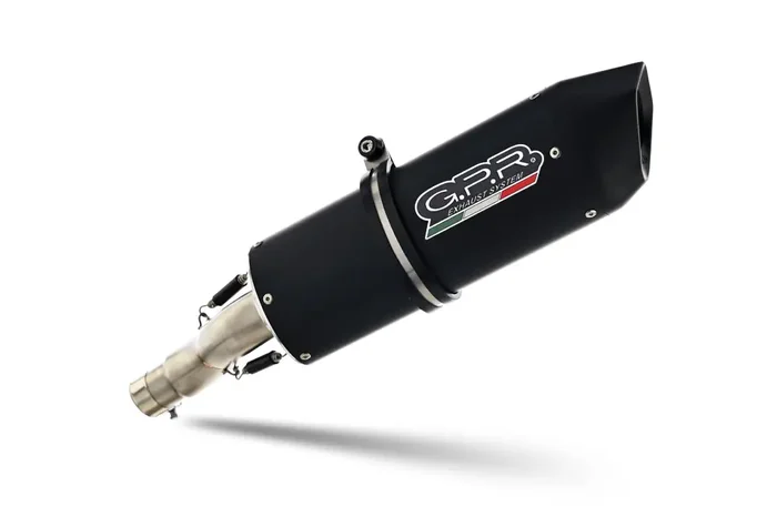 Moto Guzzi Stelvio 1200 8V 2011-17 Exhaust GPR Slip-on Furore Nero