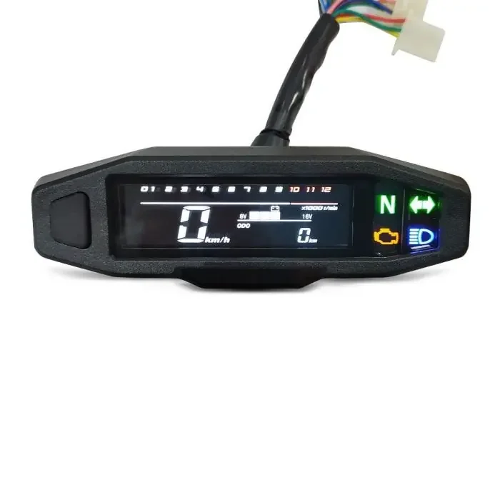 Motorcycle speedometer digital / Tachometer LCD Zaddox SM22