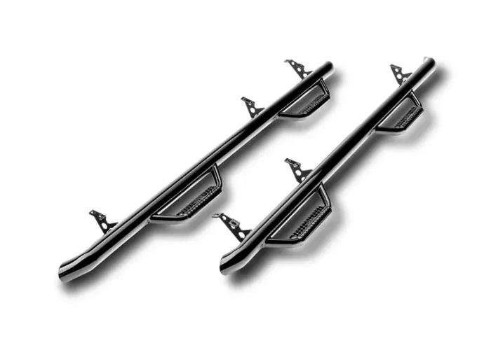 N-Fab Nerf Step 02-08 Dodge Ram 1500/2500 Regular Cab 6.4ft Bed – Gloss Black – Bed Access – 3in