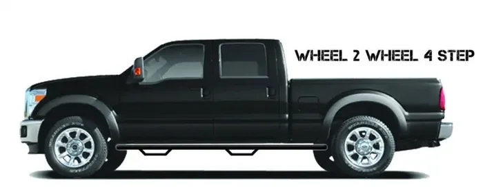 N-Fab Nerf Step 07-10 Chevy-GMC Suburban/Yukon XL SUV 4 Door – Tex. Black – W2W – 3in