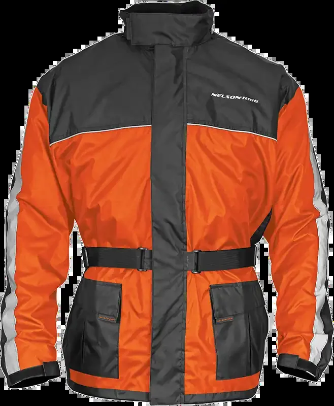 NELSON RIGG Solo Storm Jacket – Hi-Vis/Black – XL SSJ-ORG-04-XL