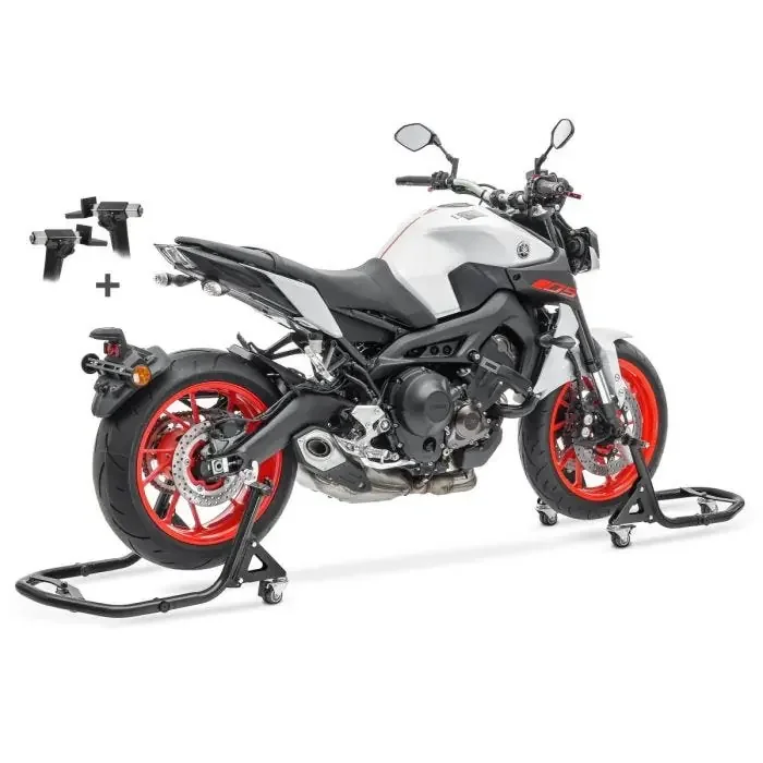 Paddock Stand Set compatible with BMW F 900 R / XR / F 800 R Rear and Front Dolly Mover Constands XB2B