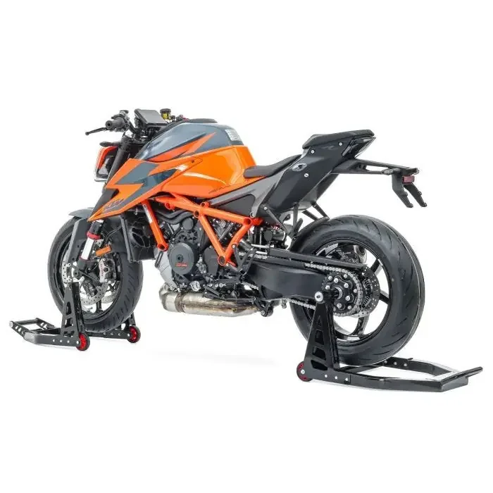 Paddock Stand Set compatible with Ducati Hypermotard 1100/ Evo 07-12 rear and front ConStands S-B1
